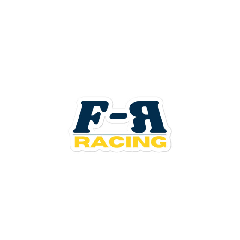F-R Stacked Logo Bubble-free stickers