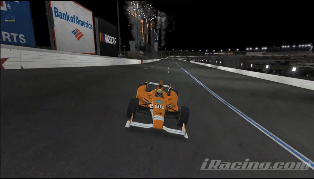D.J. Fluck wins the first iRacing season of Wednesday Night Dash